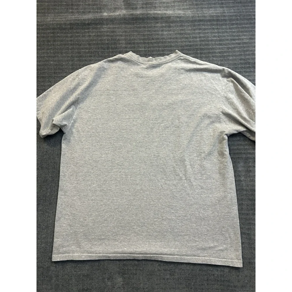 Vintage Nike Mens 90s White Embroidered Swoosh Basketball T-Shirt Sz L NWT